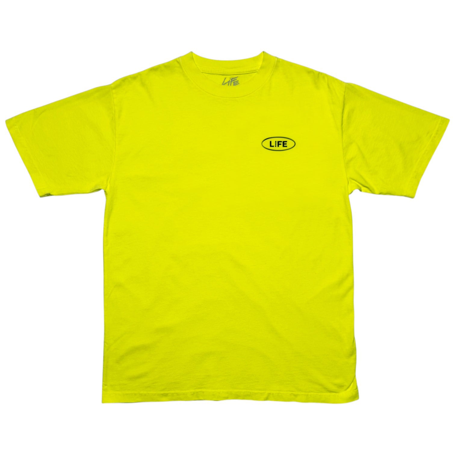 Life Logo Tee - Neon Yellow