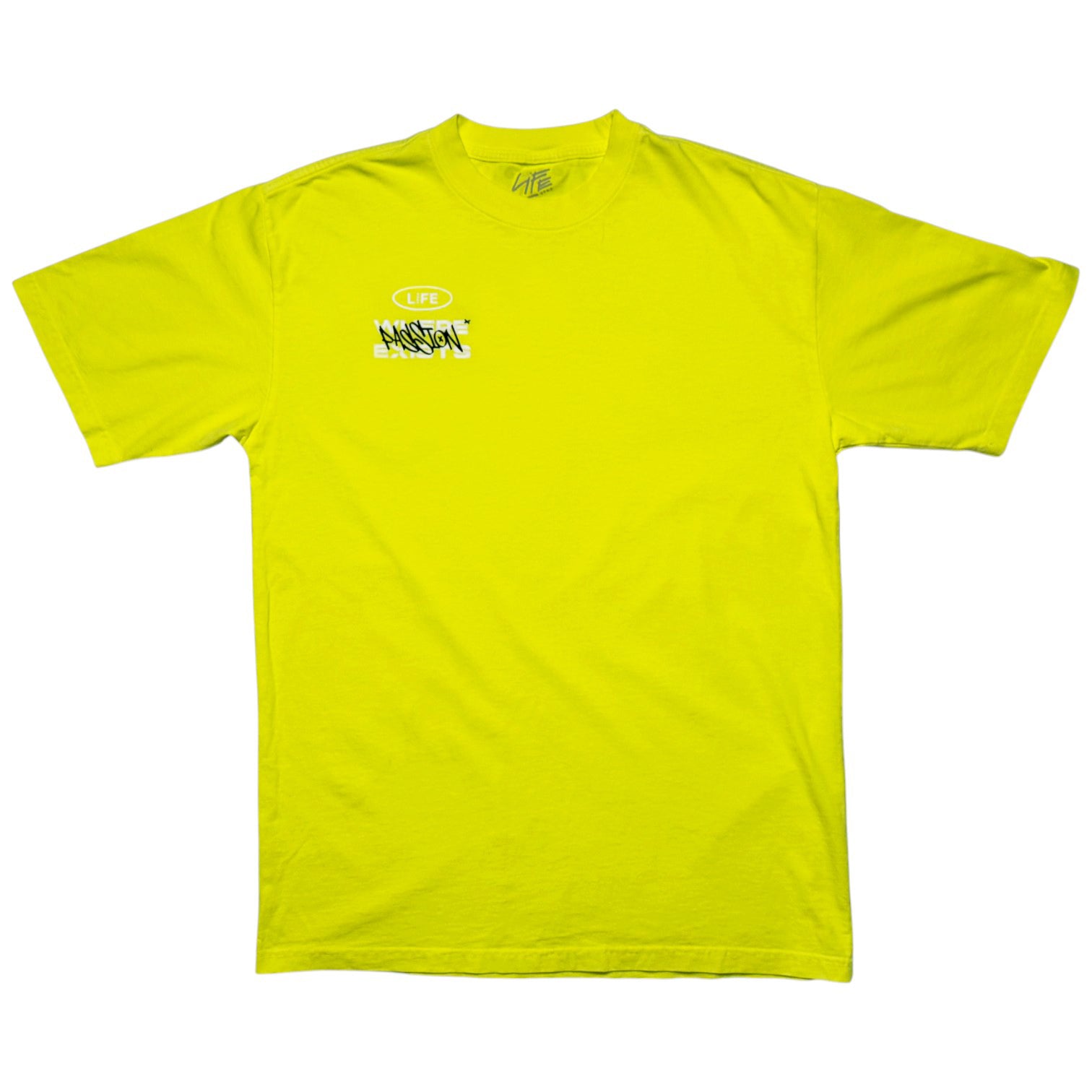 Where Passion Exists Tee - Neon Yellow